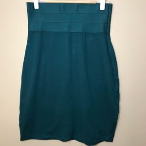 Max Studio Teal Skirt